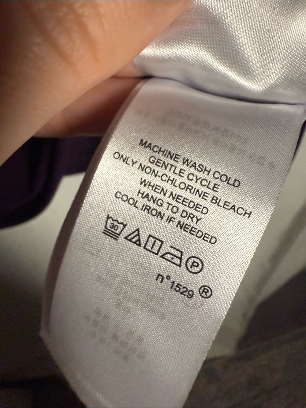 LAUREN Ralph Lauren Petite Twisted-Knot Jersey Dark Purple Dress 0P - Picture 7 of 7